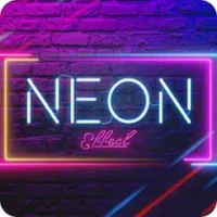 Neon Text on Photo - Text Glow