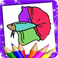 Betta Fish Coloring Book