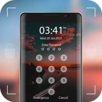 Live Time Password Lock Screen