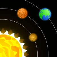 Solar System Planets: 3D Space