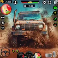 US Mud Jeep Driving Simulation